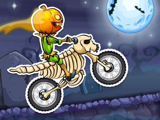 Play game moto x3m spooky land online